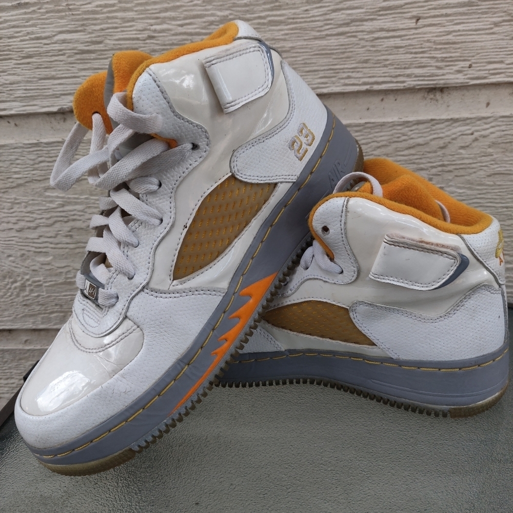 Nike Air AF1  Jordan Size "White Orange Pe…